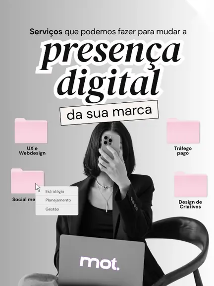 Serviços que podemos fazer para mudar a presença digital da sua marca