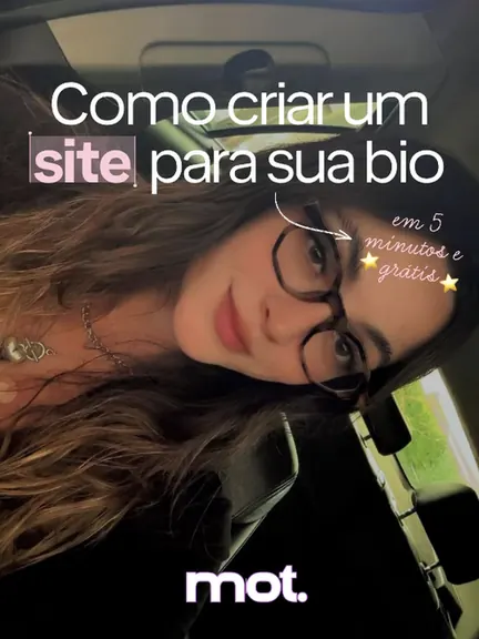 Como criar um site para sua bio
